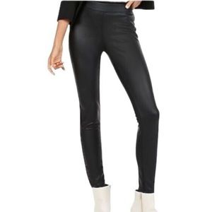 EXPRESS Black Faux Leather Legging M